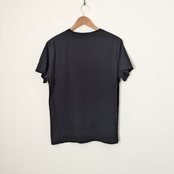 Raf Simons black cotton AW 2020 2021 Solar Youth short sleeve tee t-shirt - Picture 5 of 6